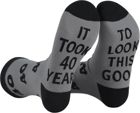 30th 40th 50th 60th 70th 80th 90th Birthday Gifts for Men, 30 40 50 60 70 80 90 Year Old Socks for Dad Papa Husband in Kuwait