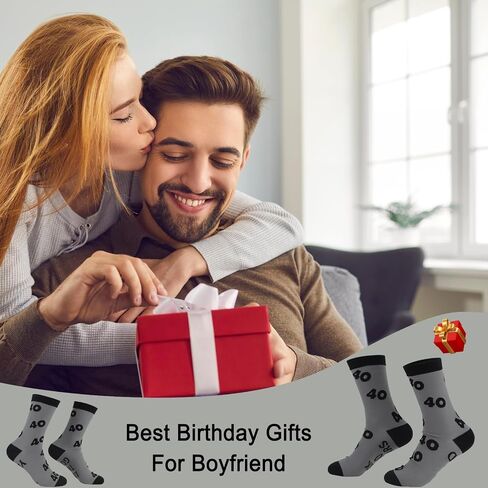 30th 40th 50th 60th 70th 80th 90th Birthday Gifts for Men, 30 40 50 60 70 80 90 Year Old Socks for Dad Papa Husband in Kuwait