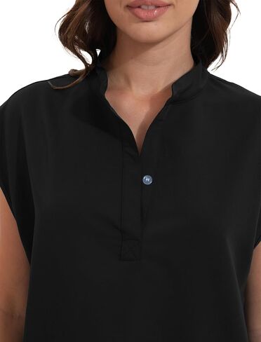 Scrub for Women Set - Stretch Scrub Top & Jogger Pants Mandarin Collar Anti-Wrinkle Scrub Suit Medical Uniform in Saudi Arabia