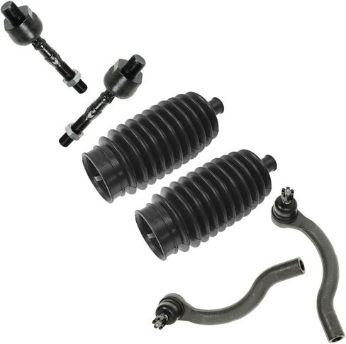 6pc قضبان التعادل الداخلية والخارجية مع أحذية رف التوجيه لأسورا لـ TSX 2004-2008 ، ل Honda for Accord 2004-2007 223-7011 in Saudi Arabia