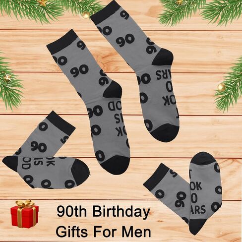 30th 40th 50th 60th 70th 80th 90th Birthday Gifts for Men, 30 40 50 60 70 80 90 Year Old Socks for Dad Papa Husband in Kuwait