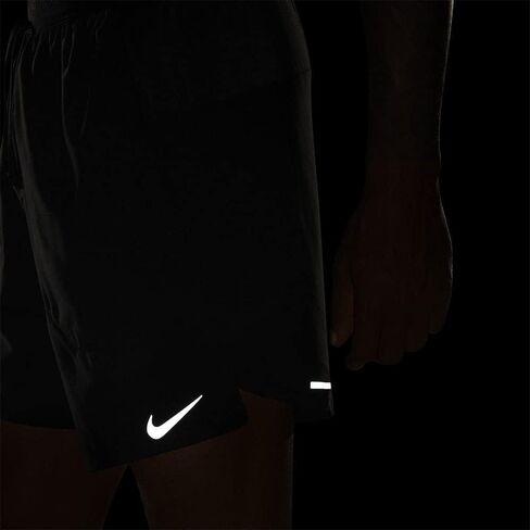 Nike Dri-FIT Stride Men's 7" Brief-Lined Running Shorts (as1, Alpha, x_l, Regular, Regular, Black/Black, X-Large, Regular Fit) in Saudi Arabia