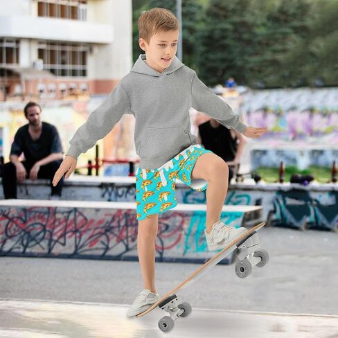 Boys Athletic Shorts Basketball Shorts Melting Ice Cream Teens Hiking Gym Shorts with Pocket for Outdoor Activity 7-15 Y in Saudi Arabia