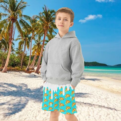Boys Athletic Shorts Basketball Shorts Melting Ice Cream Teens Hiking Gym Shorts with Pocket for Outdoor Activity 7-15 Y in Saudi Arabia