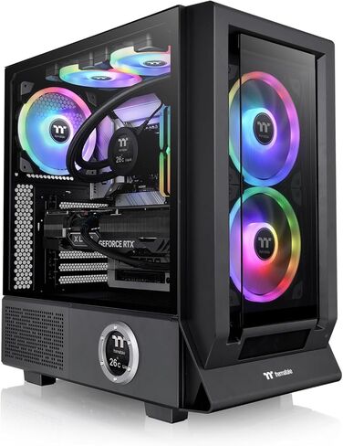 Thermaltake Ceres 350 MX/Hydrangea Blue/Mid Tower/CT140 ARGB Fan*2/CT140 Fan*1/Mesh & TG Front Panel/Hidden-Connector MB/CA-1Z3-00MFWN-00 in Saudi Arabia