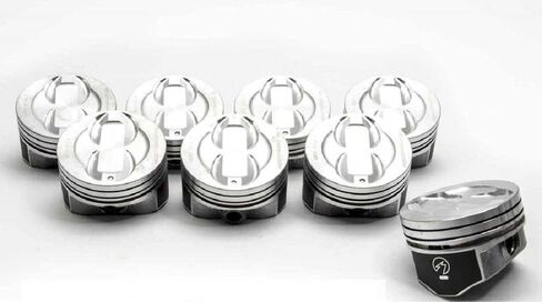 Set of 8 Hyper eutectic H654CP dish top pistons plus matching rings compatible with 1977-1995 Ford 5.0L 302. Click size needed before adding to Cart! (+.030 over 4.030 Bore dia.) in Saudi Arabia