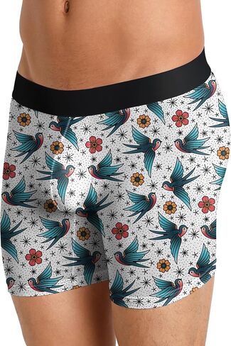 Micro Modal Mens Lux Moisture Wicking Intelder Inteldear مريحة في التنفس 3 حزمة in Saudi Arabia