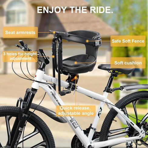مقعد دراجة للأطفال، مقعد دراجة للأطفال الصغار، مرفق دراجة للأطفال الصغار 1-3 مقعد أمامي لدراجة الأطفال، مقعد دراجة للأطفال، مقعد دراجة للأطفال مناسب للدراجات الجبلية in Kuwait