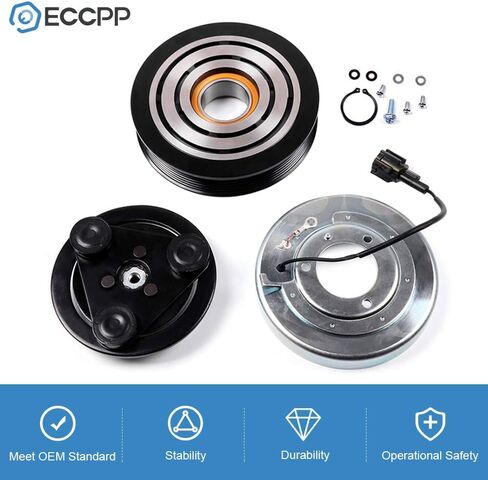 ECCPP A/C قابض الضاغط CO 10874JC مناسب لـ 2002-2007 لنيسان ألتيما ماكسيما 3.5L in Saudi Arabia