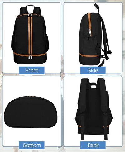 Gym Backpack, Gym Bag for Women Men, Sport Backpack with Shoe Compartment, Athletic Beach Swim Workout Bag in Saudi Arabia