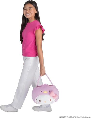 Hello Kitty and Friends Official My Melody Valentine Pail Accessory - 12-Inch Embroidered Treat Pail with Character Design and Carry Handle in Saudi Arabia