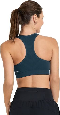 Jockey Women's Bra Seamfree Mid Impact Zip Front Sports Bra in Kuwait