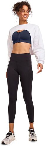 Jockey Women's Bra Seamfree Mid Impact Zip Front Sports Bra in Saudi Arabia