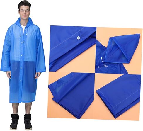 BESPORTBLE Portable Raincoat Rain Jacket Waterproof Rain Ponchos for Adults Long Rain Coat for Women Waterproof in Saudi Arabia