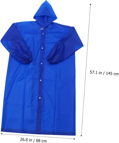 BESPORTBLE Portable Raincoat Rain Jacket Waterproof Rain Ponchos for Adults Long Rain Coat for Women Waterproof in Saudi Arabia