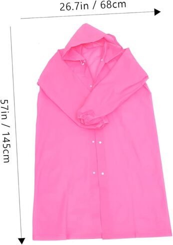 Balacoo Travel Raincoat Poncho للبالغين قابلة لإعادة الاستخدام إيفا راينا بركه للمشي لمسافات طويلة في التخييم الأنشطة في الهواء الطلق المواسم المحمولة in Saudi Arabia