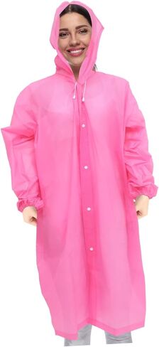 Balacoo Travel Raincoat Poncho للبالغين قابلة لإعادة الاستخدام إيفا راينا بركه للمشي لمسافات طويلة في التخييم الأنشطة في الهواء الطلق المواسم المحمولة in Saudi Arabia