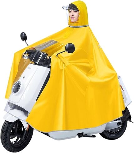 Rain poncho，Rain cape adult waterproof， Motorcycling, and Mobility Scooters - Windproof Unisex Rain Cape in Kuwait