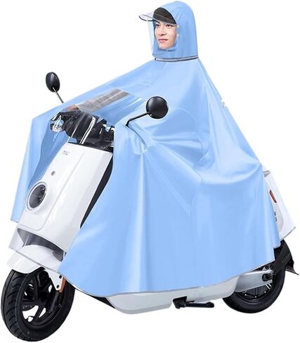 Rain poncho，Rain cape adult waterproof， Motorcycling, and Mobility Scooters - Windproof Unisex Rain Cape in Saudi Arabia