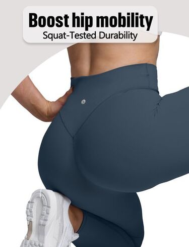 Sogetdo Workout Compression Leggings for Women Tummy Control Butt Lifting High Waisted Gym Yoga Pants in Kuwait