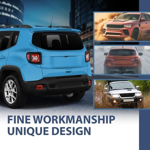 غطاء مصد خلفي مزخرف متوافق مع Jeep Renegade 2015-2023 CH1100A16 ، 187-01718E ، 6AE89LXHAA in Saudi Arabia