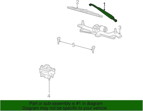 Ford 9L3Z-17526-A ARM ASY-Wiper in Saudi Arabia