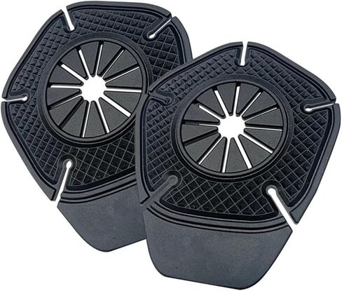 2 PCS Car Wiper Arm Hole Protection Pad, 2.87" x 3.54" PVC Auto Wiper Arm Bottom Protection Pads, Anti-Leaf Wiper Dust Jacket, Universal Wiper Arm Hole Protective Cover for Most Cars (Black) in Kuwait