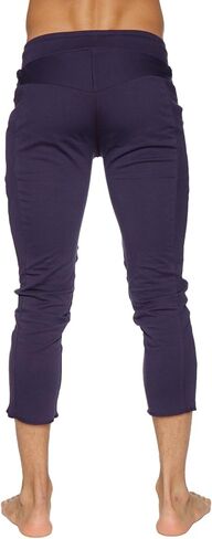 4-Rth Mens 3/4 Zipper Zipper Pocket Capri Yoga Pant Made in America Modal French Terry Caliifornia Stretch Fit European in Kuwait