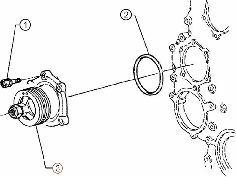 Accessory Drive ASM for Detroit Diesel S60 12.7L Engine (23523998, R23523998) in Saudi Arabia