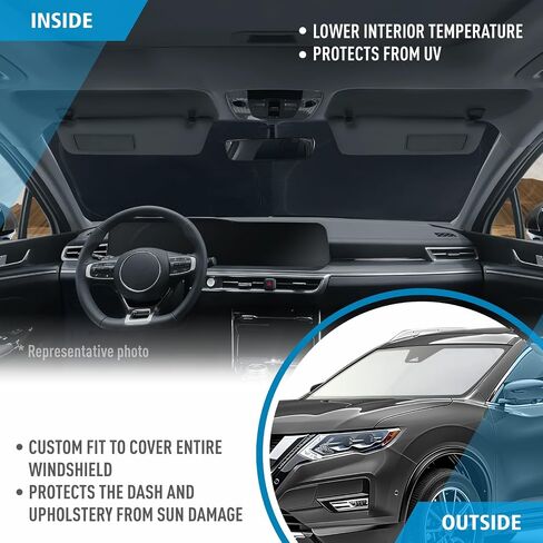 CLIM ART Magnetic Car Window Sunshade For Honda CR-V (CRV) 2023-2025, 4 Pc.Set, Side Glass Covers Screen, Block Sun Rays Curtains, Window Shield Sun Shade for Baby in Cars, Camping accessories- MS0135 in Saudi Arabia