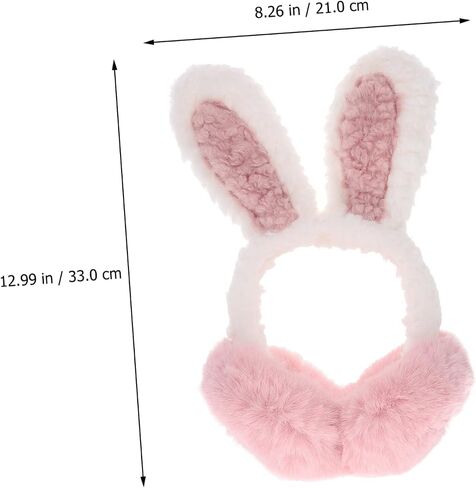 BESPORTBLE ADORDBLE ARABBIT RABBIT أذن أذن لبعض الملحقات الشتوية الدافئة الدافئة اللطيفة الأذن الأذن حماية الأذن لخريف وشتاء للأنشطة في الهواء الطلق in Saudi Arabia