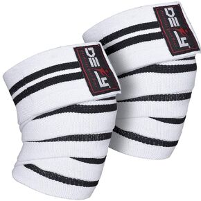 DEFY Sports' Knee Wraps for Weightlifting - Provides Knee Support for Powerlifting, Squats & Fitness Workouts - Ideal Knee Wrap for Men and Women  (1 PAIR) (American Flag)