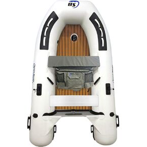 Inflatable Sport Boats Dolphin 8.8' Air Floor with EVA Foam Teak decking - Premium Heat Welded Dinghy