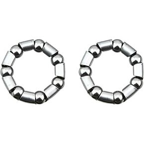 2-1 Piece Crank Bearing 5/16" Ball Size x 7 Balls. Set of Bearing. Pair of Bearings. for Bicycle Crank, Bike Crank, lowrider Bikes, Beach Cruiser, Come with Free Heart Valve caps