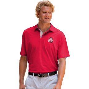 Men's Collegiate Premium Moisture Wicking Team Color Icon Signature Polo