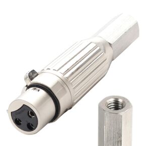 FREDORCH M10 304 Stainless Steel Vac-U-Lock/Quick Air Connector DIY Design, End Connector for Reciprocating Linear Actuator Device Single Super Adapter (M10, Vac-U-Lock)