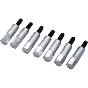 8Pcs Valve Cover Bolt Set Chrome Stud Kit Compatible for Chevy 283 305 327 350 383 SBC