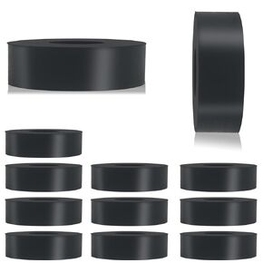 12 PCS Multi Purpose Rubber Spacer 3/4 Inch OD x 1/4 Inch ID x 3/4 Inch Thickness, Rubber Bushing Anti Vibration Spacer Thick Rubber Washers for Home and Car