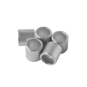 Aluminum Spacer 1/2" OD x 3/8" ID x Choose Your Length, Round Spacer Unthreaded Standoff Bushing Plain Finish, Fits Screws Bolts 5/16 or M8 by Metal Spacers Online (1/2" Length, 10 Pack)