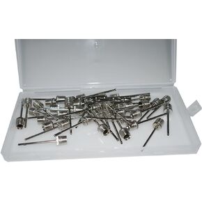 Ball Pump Needles 40pcs, Air Pump Needles for Basketball Inflating, Inflation Sports Pin