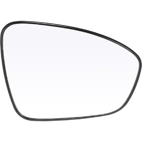 X AUTOHAUX Car Rearview Right Passenger Side Heated Mirror Glass Replacement with Backing Plate for Nissan Sentra 2020 2021
