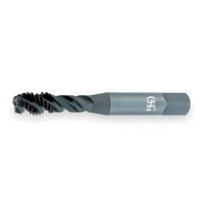 HYPRO® 1/4"-20 HSSE Spiral Flute Tap - Good for All Materials - Modified Bottom - Steam Oxide Coated - 45° Helix - UNC Thread - H5 Thread Limit - Ideal for Blind Hole Tapping