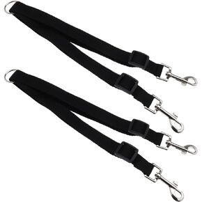 2pcs Double Pet Trainer Leash No Tangle Double Dog Dual Splitter Walking Trainer Leash for Walking Puppy Small Medium Large Dog