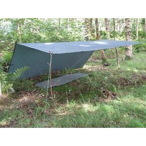 DD HAMMOCKS - DD Tarp 3x3 - Coyote Brown (10ft x 10ft) - 100% Waterproof - Lightweight & Multifunctional Rainfly Tarp Tent Shelter for Camping & Travel Adventure