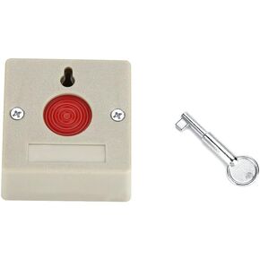 SOS Panic Button, DC 24V Wired Emergency Alarm Alert System Safe Kit for Home Office Security