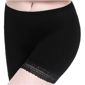 Womens Lace Short Skirts Safety Pants Leggings - Stretchy Ultra Thin Workout Athletic Leggings for Women