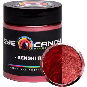 Eye Candy Premium Mica Powder Pigment “Senshi Red" (25g) Multipurpose DIY Arts and Crafts Additive | Natural Bath Bombs, Resin, Paint, Epoxy, Soap, Nail Polish, Lip Balm
