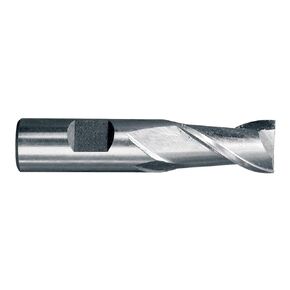 HHIP 5801-0501 1/2" x 1/2" 2 Flute High Speed Steel Single End Center Cut End Mill