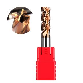 ASNOMY 5pcs Carbide Square End Mill - 1/8"(3mm) Micro Grain Carbide End Mill for Alloy Steels/Hardened Steels - 4 Fultes Milling Cutter- HRC55 AlTiN Coated