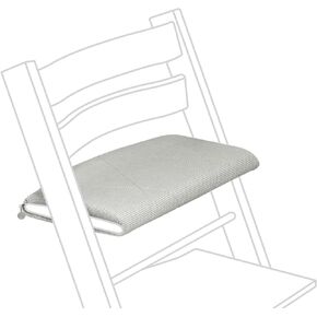 Stokke Tripp Trapp Junior Cushion, Nordic Grey - Pair with Tripp Trapp Chair & High Chair for Support and Comfort - Machine Washable - Fits All Tripp Trapp Chairs